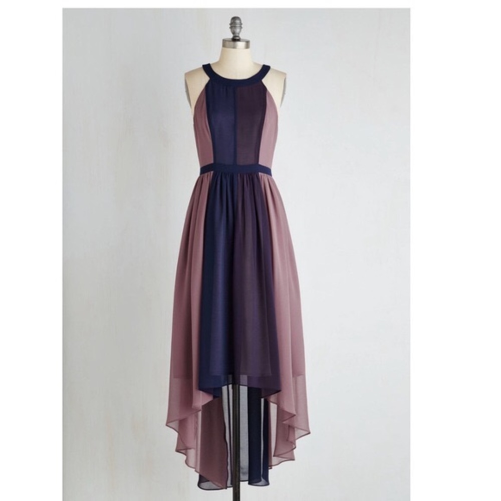 ModCloth High-Low Purple Dress